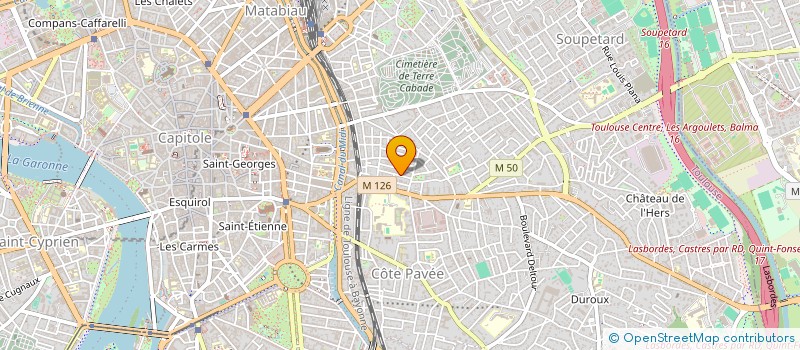 localisation de l'entreprise CMV COMMUNICATION RELATIONS PRESSE & PUBLIQUES  TOULOUSE