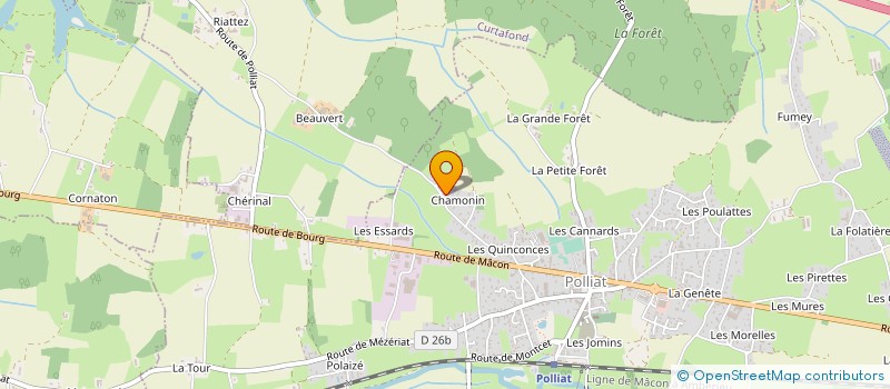 localisation de l'entreprise CMV CONSULTING  POLLIAT