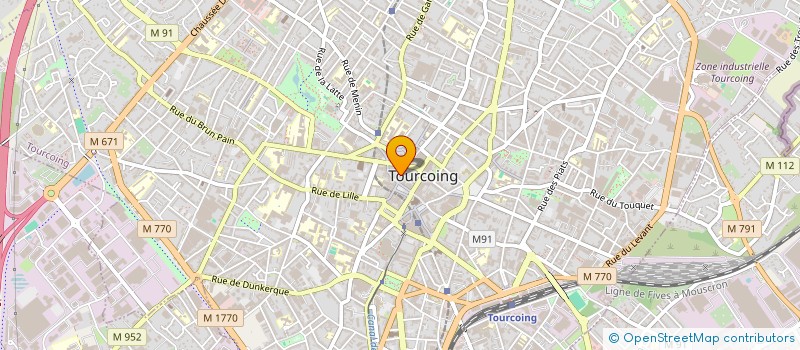 localisation de l'entreprise CMV FACADE  TOURCOING