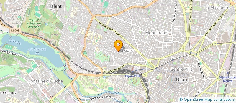 localisation de l'entreprise CMV FORMATION CONSEIL à DIJON