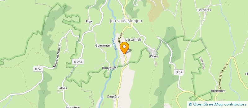 localisation de l'entreprise CMV GROUPE à JOU-SOUS-MONJOU