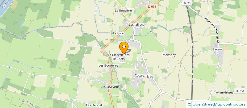 localisation de l'entreprise CMV IMMO+  BEY