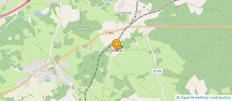 localisation de l'entreprise CMV PATRIMOINE  SAINT-OURS