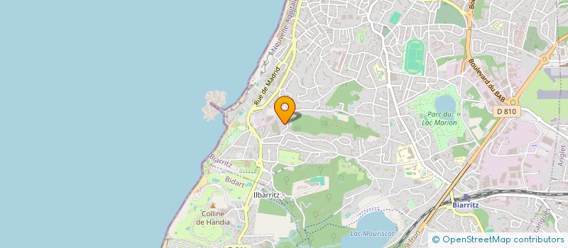 localisation de l'entreprise CMV POOL  BIARRITZ