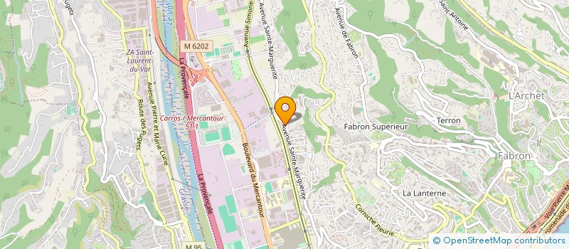 localisation de l'entreprise CMV RENOV COTE D AZUR à NICE