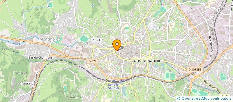 localisation de l'entreprise CMV3B GROUP à LONS-LE-SAUNIER