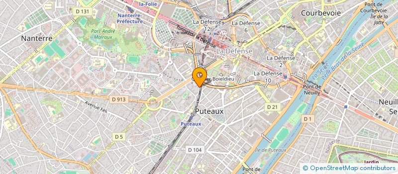 localisation de l'entreprise CMVA CONSULTING à PUTEAUX