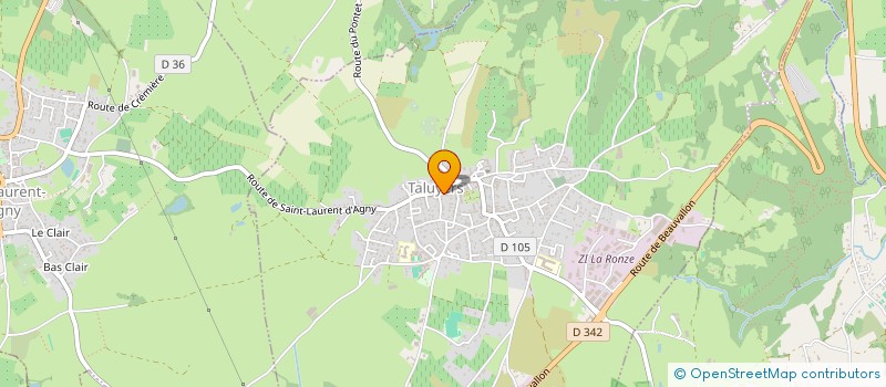 localisation de l'entreprise CMVG  TALUYERS