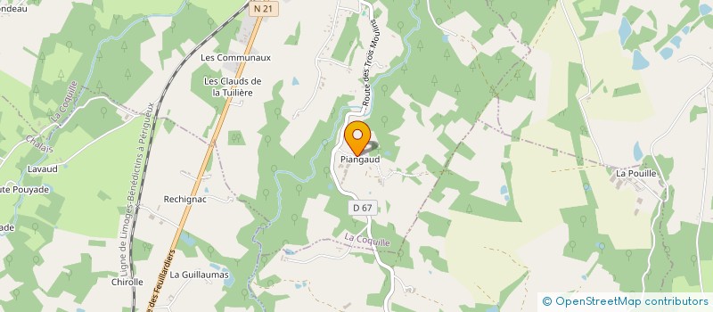 localisation de l'entreprise CMVI (CLAMENS MARC VINCENT INVESTISSEMENTS)  SAINT PRIEST LES FOUGERES