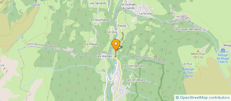 localisation de l'entreprise CMVM à LES CONTAMINES-MONTJOIE
