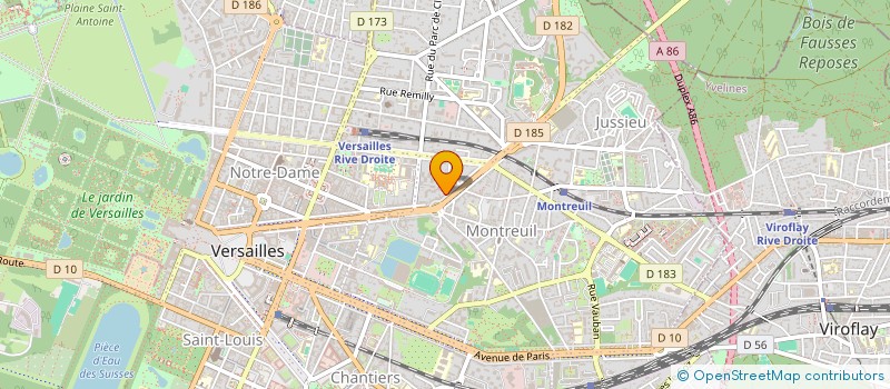 localisation de l'entreprise CMW CONSULTING à VERSAILLES