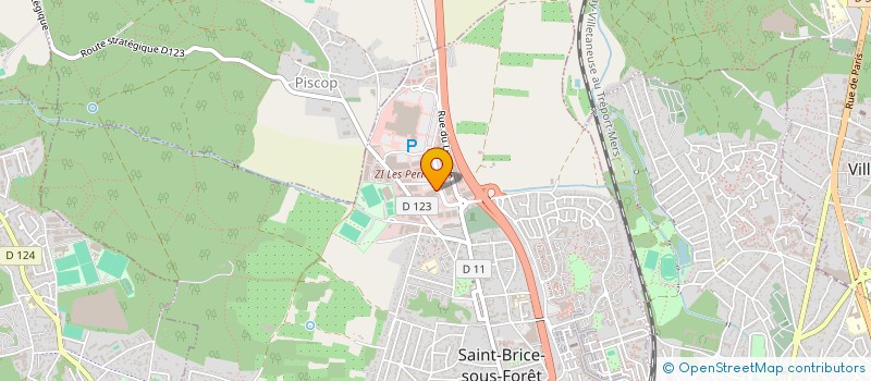 localisation de l'entreprise CMW FORME  SAINT-BRICE-SOUS-FORET