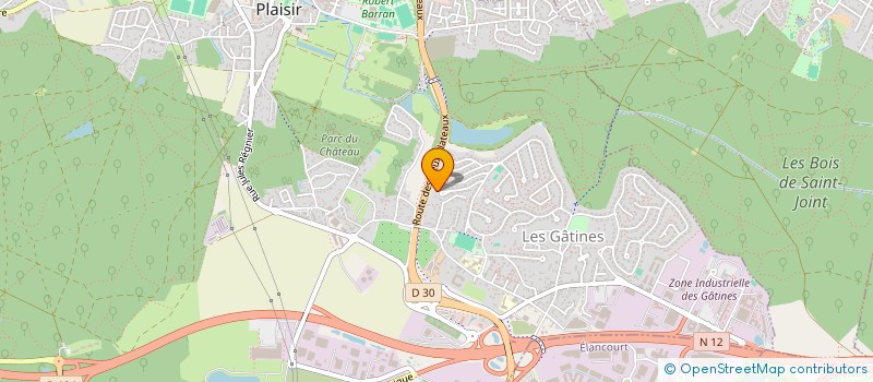 localisation de l'entreprise CMW PATRIMOINE  PLAISIR