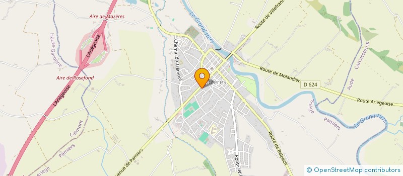 localisation de l'entreprise CMWGP à MAZERES