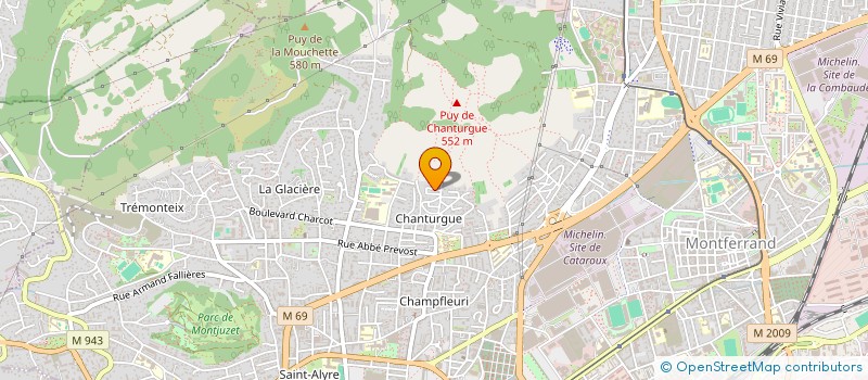 localisation de l'entreprise CMY  CLERMONT-FERRAND