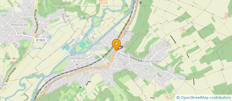 localisation de l'entreprise CMZ  ZILLISHEIM