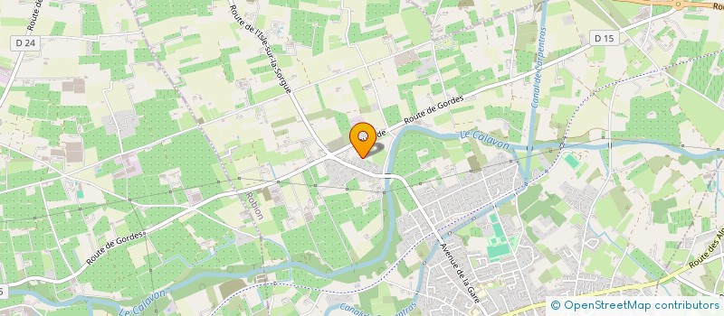 localisation de l'entreprise CN  ROBION