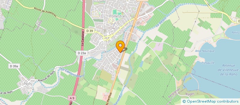 localisation de l'entreprise CN BATI à POLLESTRES