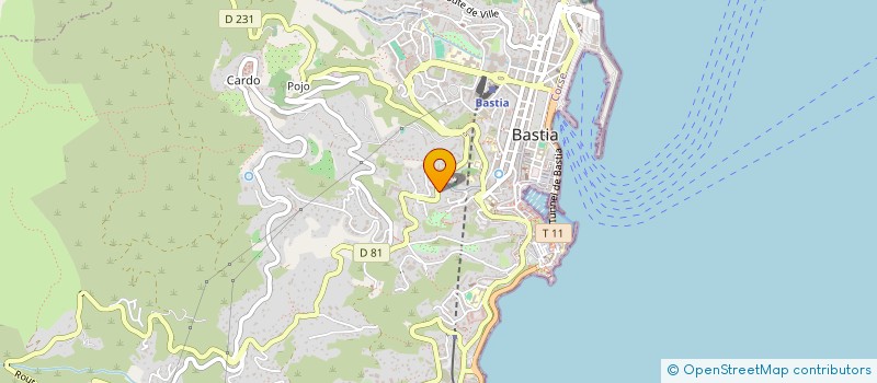localisation de l'entreprise CN'C à BASTIA