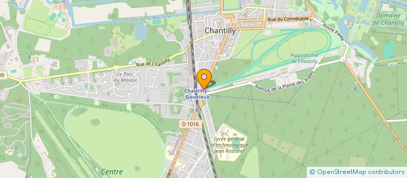 localisation de l'entreprise CN CAPITAL  CHANTILLY