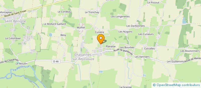 localisation de l'entreprise CN CHRONOS à CHAVANNES-SUR-REYSSOUZE