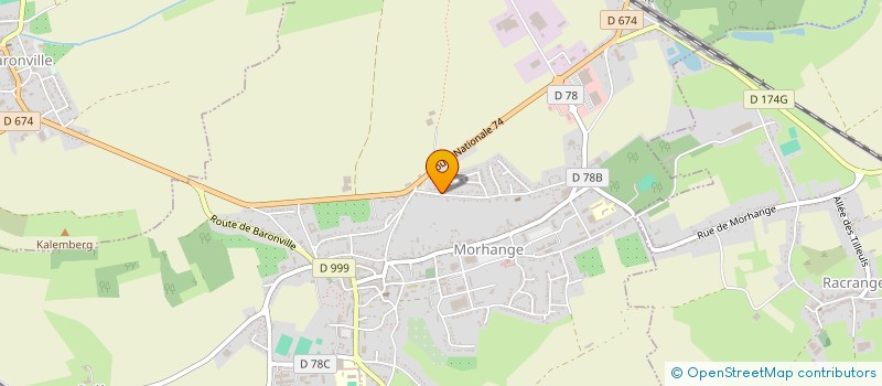 localisation de l'entreprise CN CONSTRUCTIONS  MORHANGE