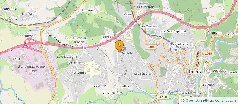 localisation de l'entreprise CN CONSTRUCTIONS  CLERMONT-FERRAND