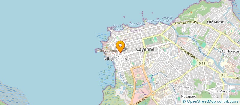 localisation de l'entreprise CN &CR  CAYENNE