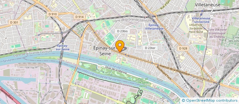 localisation de l'entreprise CN DISTRIBUTION à EPINAY-SUR-SEINE
