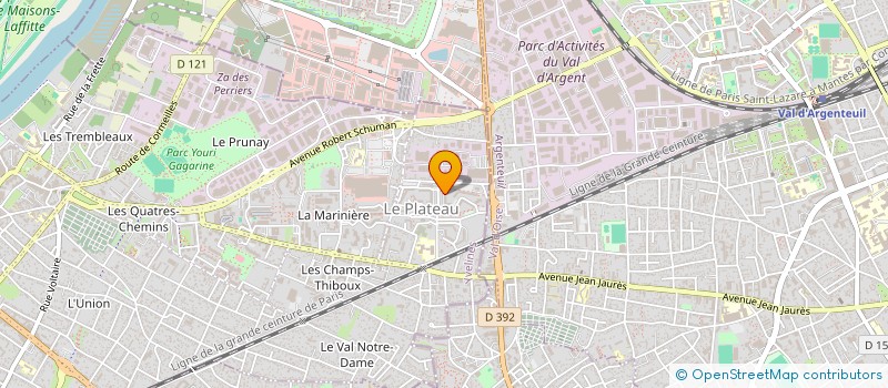 localisation de l'entreprise CN DISTRIBUTION  SARTROUVILLE