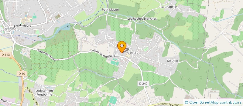 localisation de l'entreprise CN DUMORA  CENAC