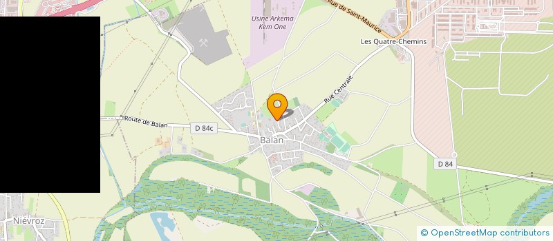 localisation de l'entreprise CN EQUIPEMENTS à BALAN
