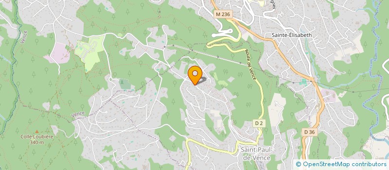 localisation de l'entreprise CN FAMILY INVEST  LA COLLE-SUR-LOUP