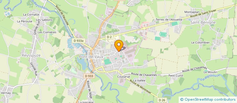 localisation de l'entreprise CN FERMETURE à SAINT-BENIGNE