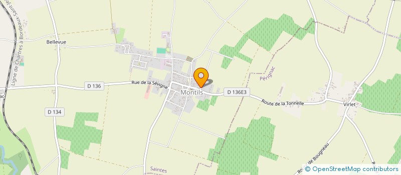 localisation de l'entreprise CN FORTET  MONTILS