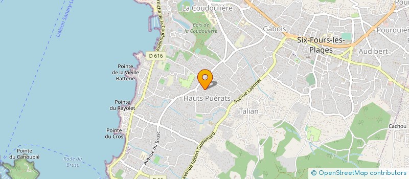 localisation de l'entreprise CN FRANCESCHINI à SIX-FOURS-LES-PLAGES