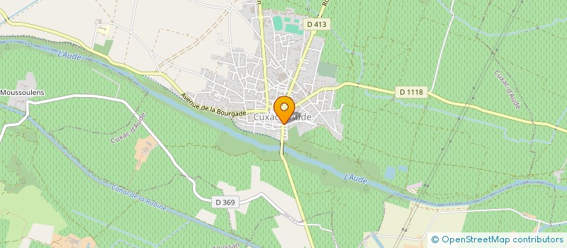 localisation de l'entreprise CN IMMO  CUXAC-D'AUDE