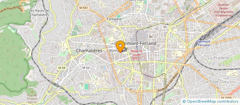 localisation de l'entreprise CN IMMOBILIER  CLERMONT-FERRAND