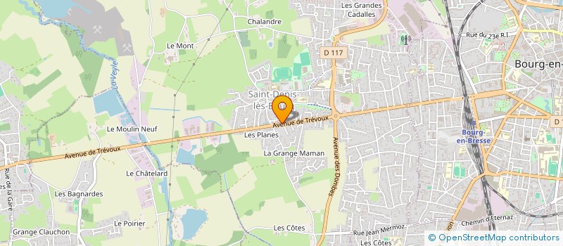 localisation de l'entreprise CN PRESSING à SAINT-DENIS-LES-BOURG