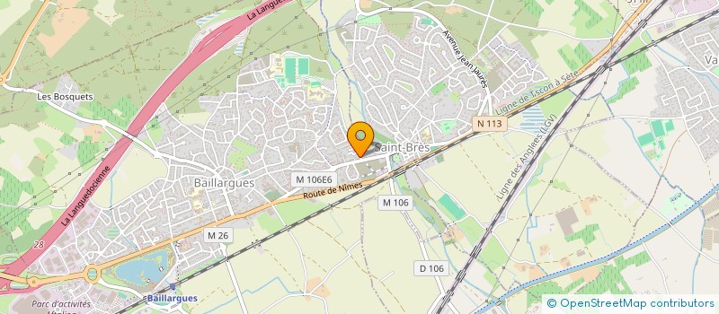 localisation de l'entreprise CN PRO SERVICES à BAILLARGUES