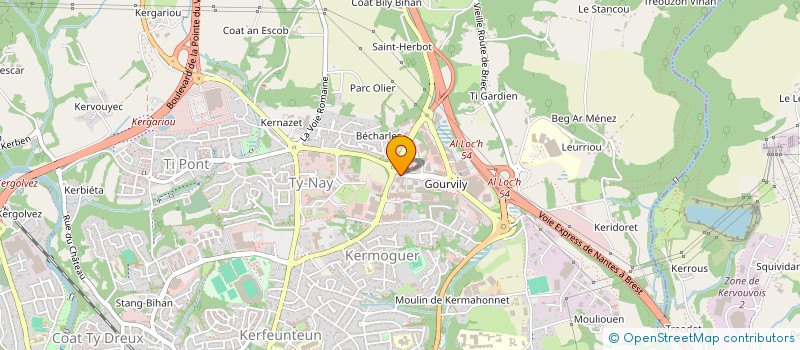 localisation de l'entreprise CN QUIMPER à QUIMPER