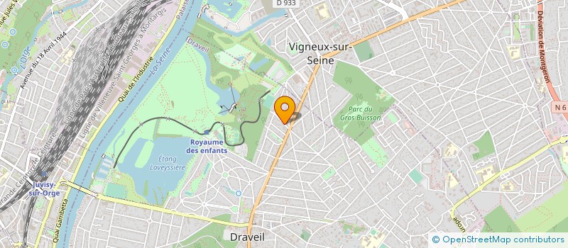localisation de l'entreprise CN&R à DRAVEIL