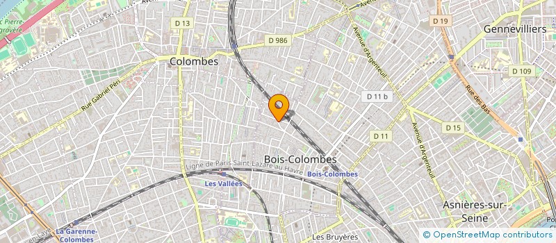 localisation de l'entreprise CN SERVICES à BOIS-COLOMBES