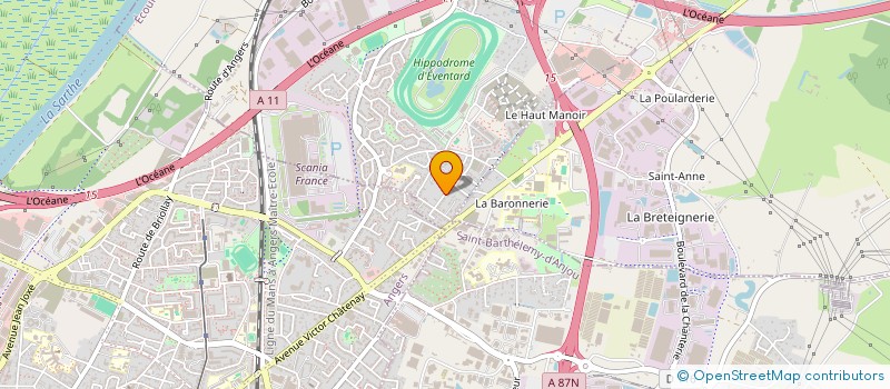 localisation de l'entreprise CN SOLUTIONS  ANGERS