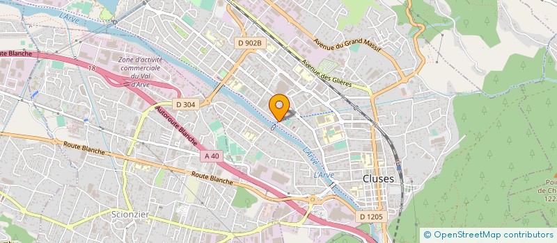 localisation de l'entreprise CN - TECH CIPRIANO à CLUSES