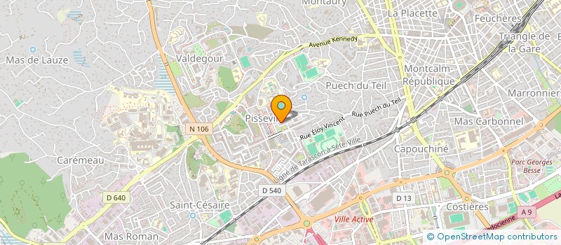 localisation de l'entreprise CN TELECOM  NIMES