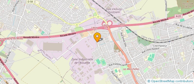 localisation de l'entreprise CN2E  LIEVIN