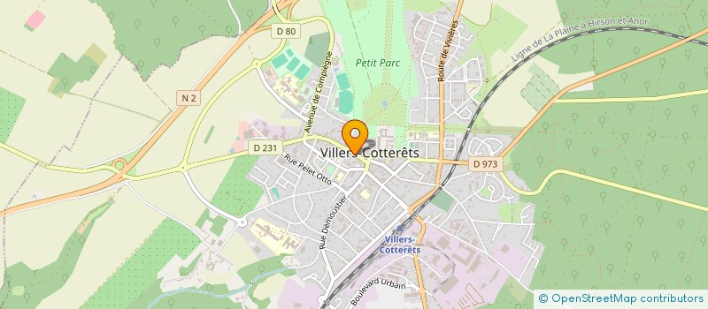 localisation de l'entreprise CNA à VILLERS-COTTERETS