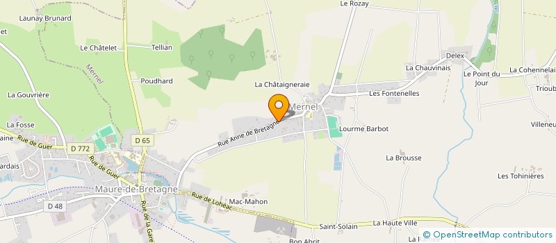 localisation de l'entreprise CNA  MERNEL