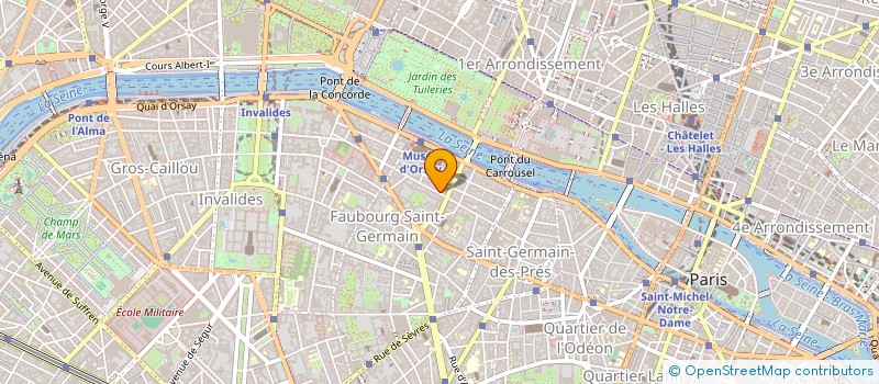 localisation de l'entreprise CNA  PARIS